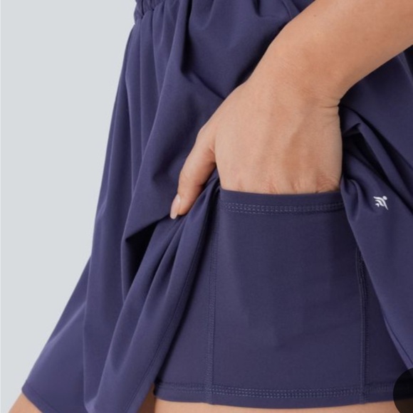 Halara Stylish Blue Sleeveless Dress NWT Size Medium - Picture 6 of 8